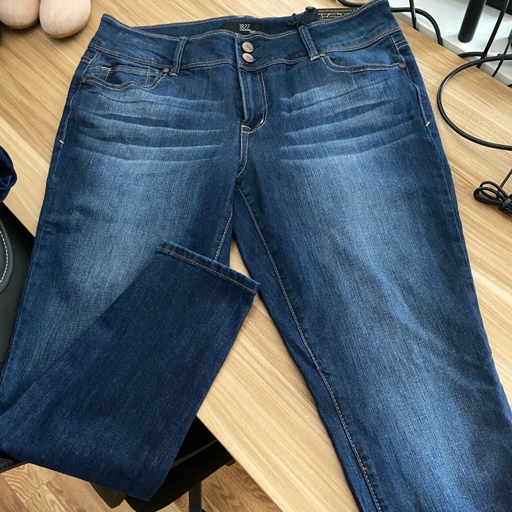 1822 Vintage Ankle Skinny Jeans, Sz 33